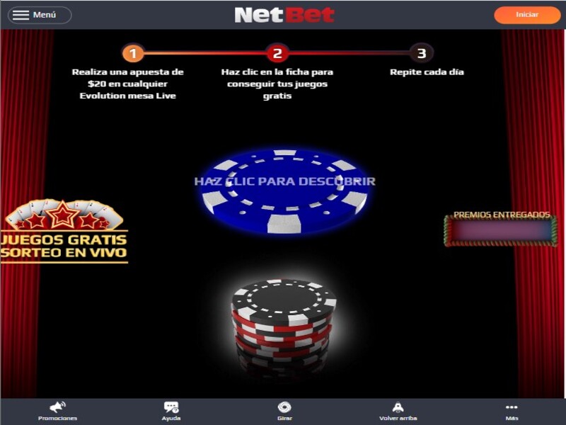  Lo que ves cuando entras al casino de Netbet